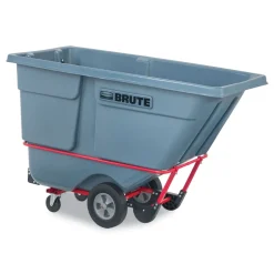 Rubbermaid Commercial 1 cu yd BRUTE DURATILT Frame Tilt Truck Standard Duty 1200 lb Capacity Gray