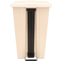 Rubbermaid Commercial 18 Gallon Polyethylene Step-On Receptacle - Beige