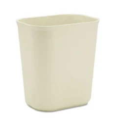 Rubbermaid Commercial 3.5 gal. Fiberglass Wastebasket - Beige