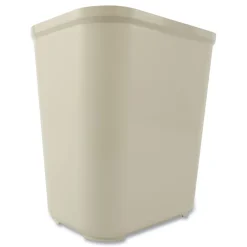 Rubbermaid Commercial 7 gal. Fiberglass Wastebasket - Beige