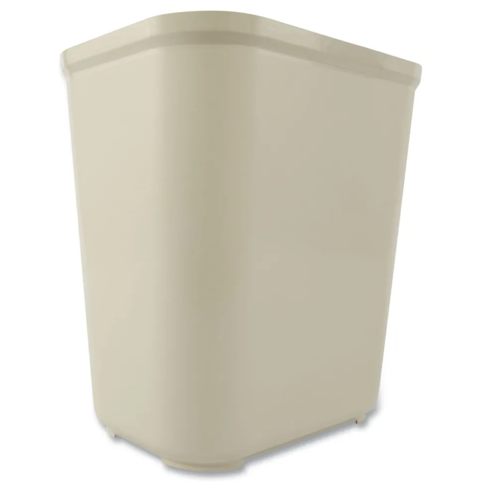 Rubbermaid Commercial 7 gal. Fiberglass Wastebasket - Beige