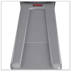 Rubbermaid Commercial 23 Gallon Rectangular Plastic Slim Jim Receptacle W/venting Channels - Gray