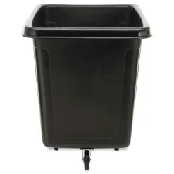 Rubbermaid Commercial 149 gal 600 lb Capacity Plastic Cube Truck - Black