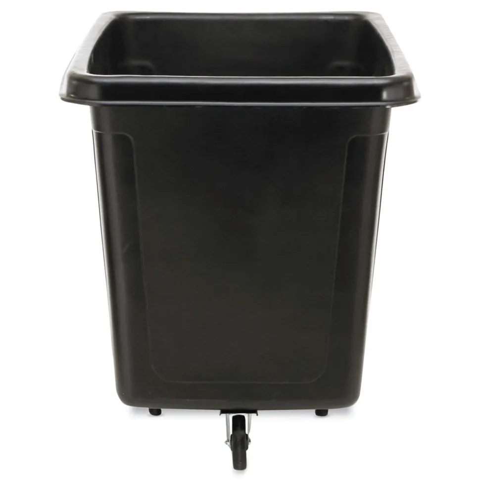 Rubbermaid Commercial 149 gal 600 lb Capacity Plastic Cube Truck - Black