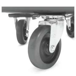 Rubbermaid Commercial 149 gal 600 lb Capacity Plastic Cube Truck - Black