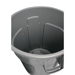 Rubbermaid Commercial 10 gal. Vented Round Plastic Brute Container - Gray