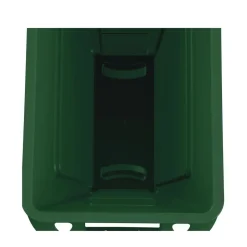 Rubbermaid Commercial 23 Gallon Slim Jim Recycling Container with Venting Channels - Green