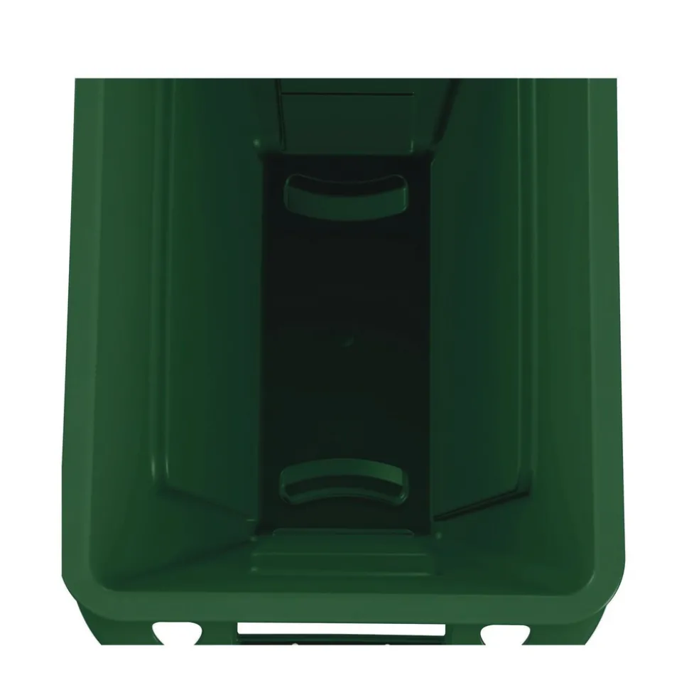 Rubbermaid Commercial 23 Gallon Slim Jim Recycling Container with Venting Channels - Green