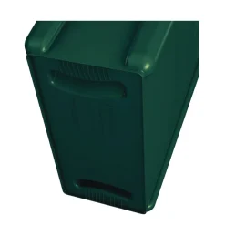 Rubbermaid Commercial 23 Gallon Slim Jim Recycling Container with Venting Channels - Green