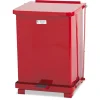 Rubbermaid Commercial 4 gal. Defenders Heavy-Duty Steel Step Can - Red