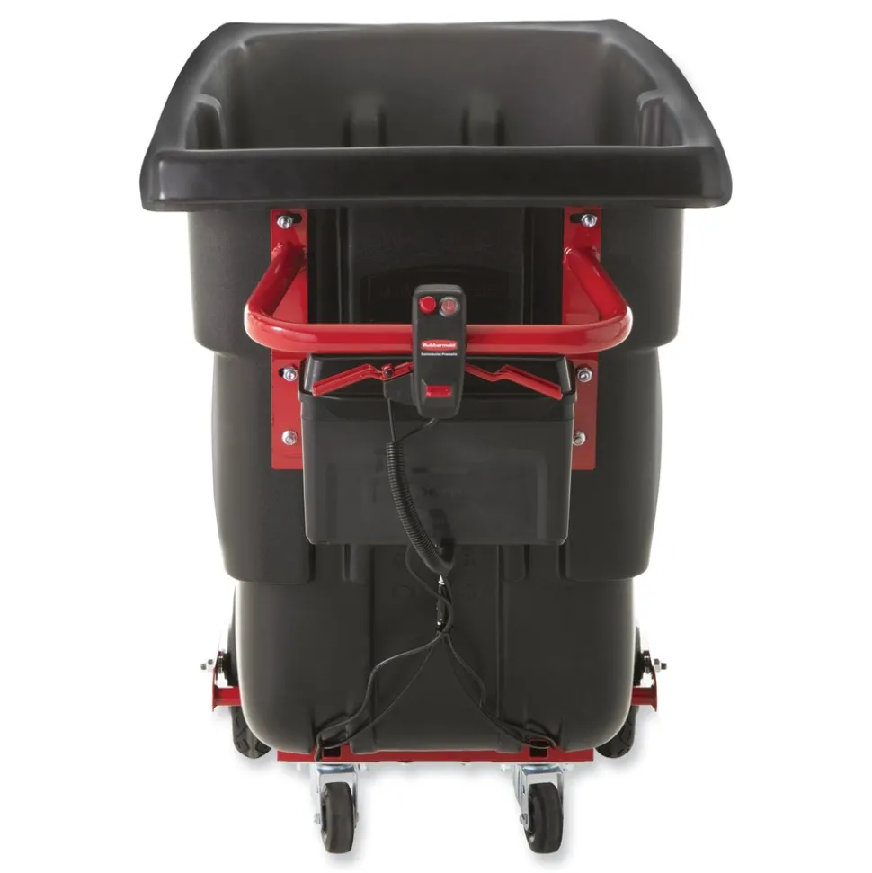 Rubbermaid Commercial 101 gal 850 lb Capacity Plastic Motorized Roto Tilt Truck - Black