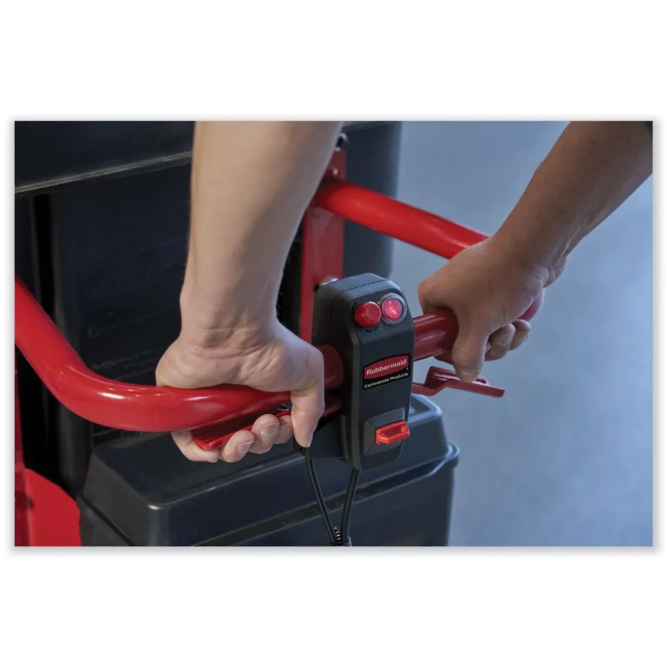 Rubbermaid Commercial 101 gal 850 lb Capacity Plastic Motorized Roto Tilt Truck - Black