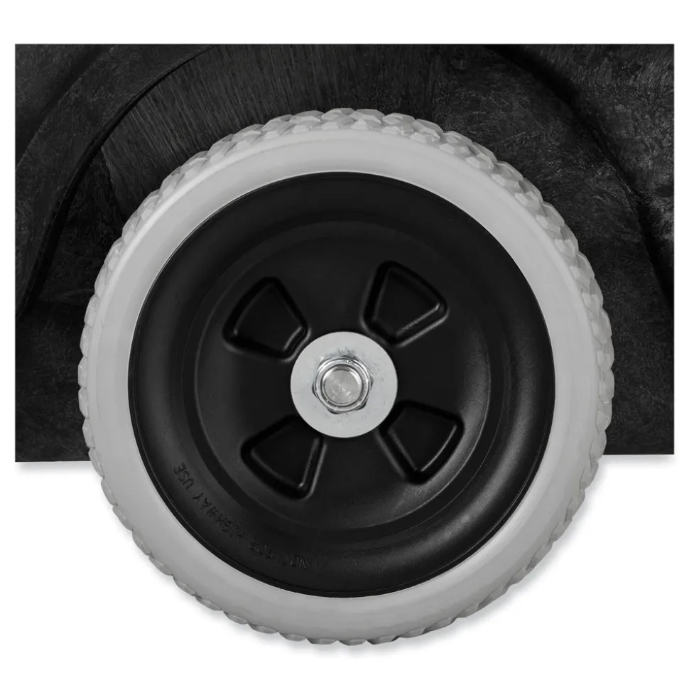 Rubbermaid Commercial 151 gal. 600 lbs. Capacity Plastic Structural Foam Tilt Truck - Black