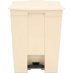 Rubbermaid Commercial 23 Gallon Polyethylene Step-On Receptacle - Beige