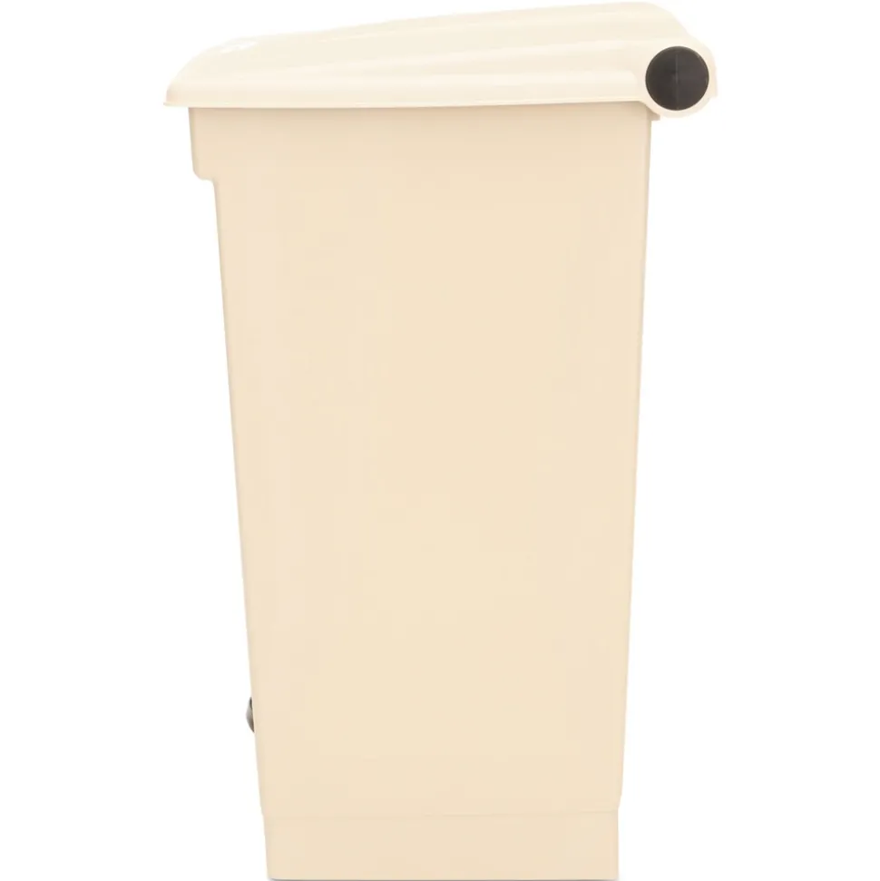 Rubbermaid Commercial 23 Gallon Polyethylene Step-On Receptacle - Beige
