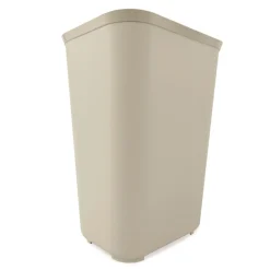 Rubbermaid Commercial 10 Gallon Fiberglass Wastebasket - Beige