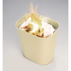 Rubbermaid Commercial 10 Gallon Fiberglass Wastebasket - Beige