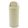Rubbermaid Commercial 15 gal. Marshal Classic Plastic Container - Beige