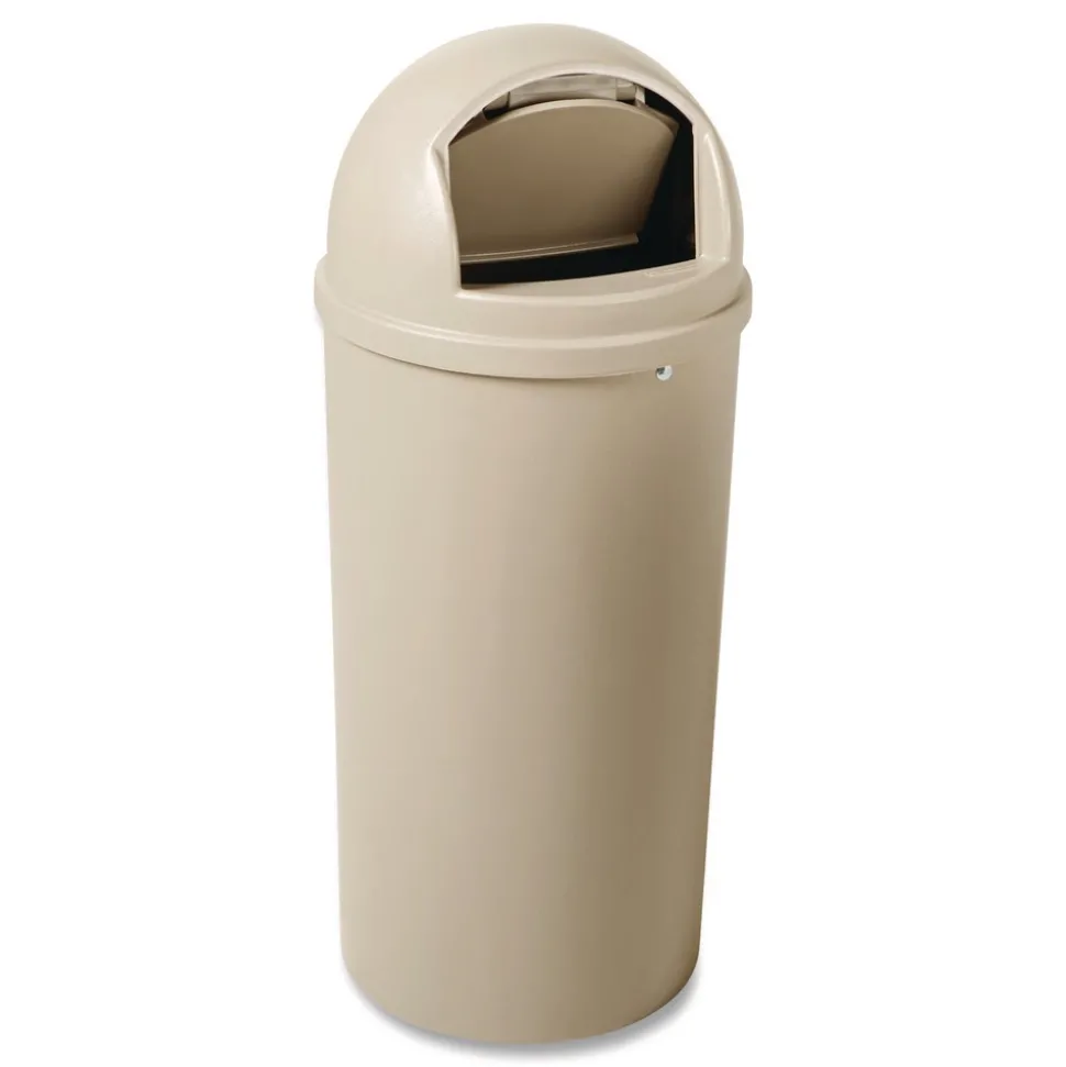 Rubbermaid Commercial 15 gal. Marshal Classic Plastic Container - Beige