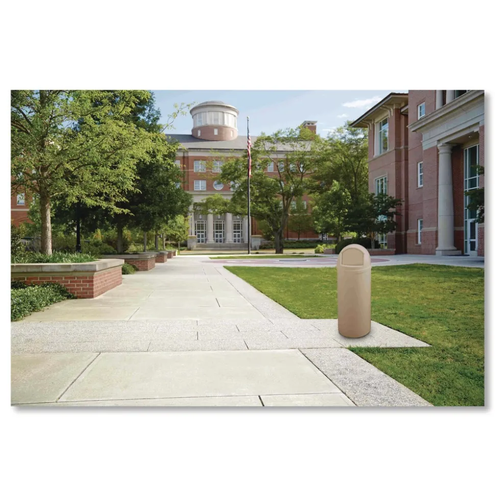 Rubbermaid Commercial 15 gal. Marshal Classic Plastic Container - Beige