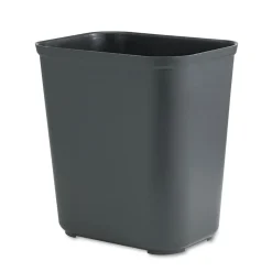 Rubbermaid Commercial 7 gal. Fiberglass Wastebasket - Black