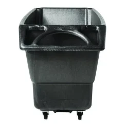 Rubbermaid Commercial 151 Gallon 1000 lbs. Capacity Plastic Structural Foam Tilt Truck - Black