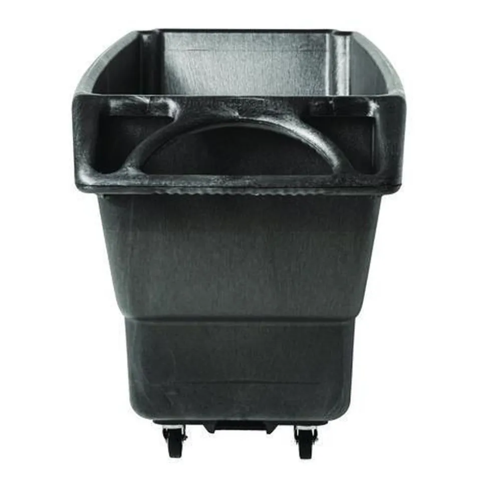 Rubbermaid Commercial 151 Gallon 1000 lbs. Capacity Plastic Structural Foam Tilt Truck - Black