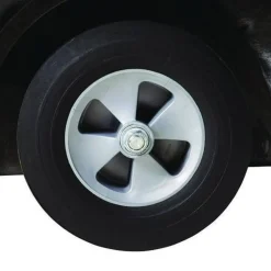 Rubbermaid Commercial 151 Gallon 1000 lbs. Capacity Plastic Structural Foam Tilt Truck - Black