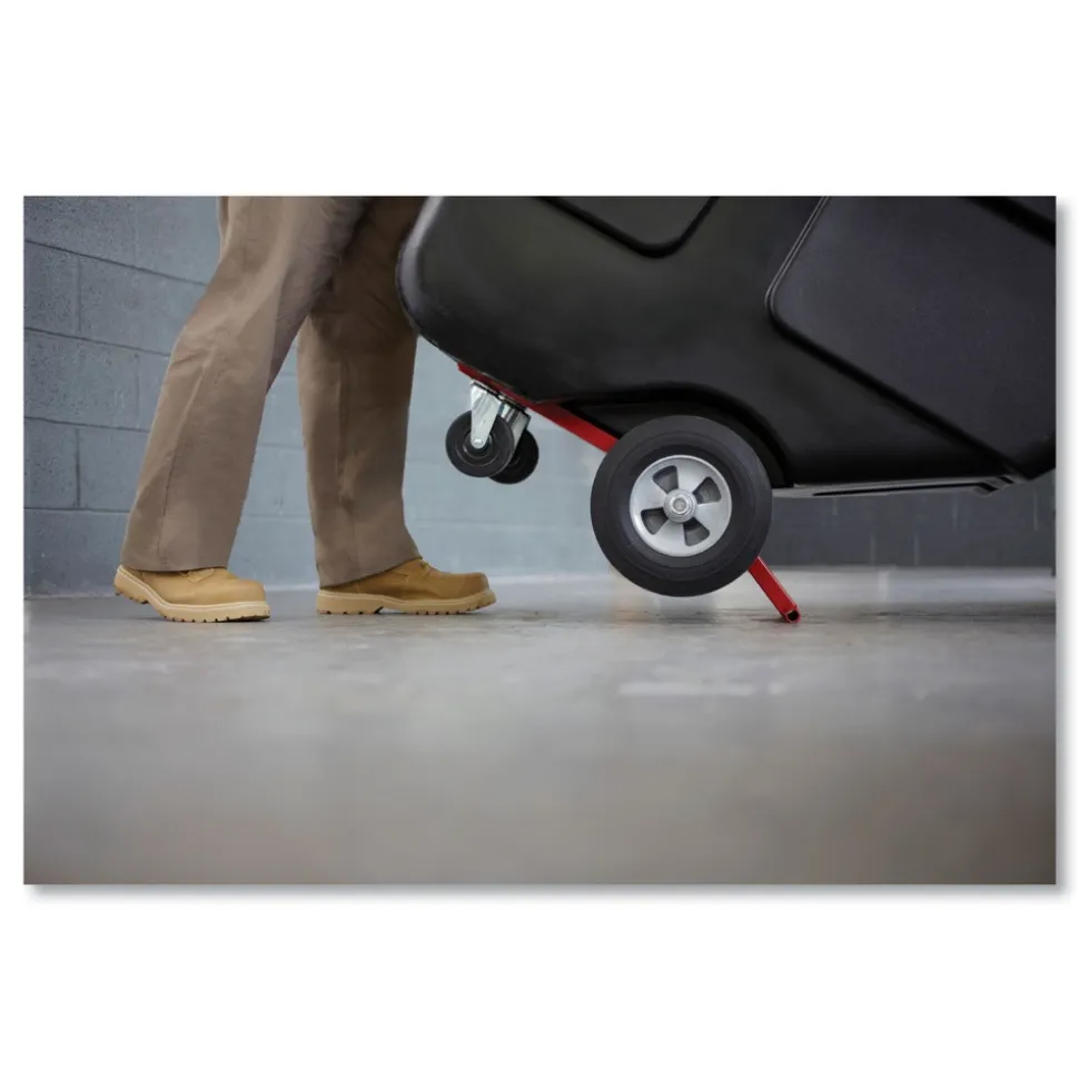 Rubbermaid Commercial 202 gal. 450 lbs. Capacity Plastic Rotomolded Tilt Truck - Black