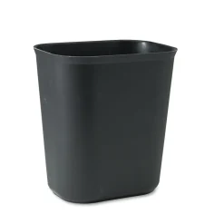 Rubbermaid Commercial 3.5 gal. Fiberglass Wastebasket - Black