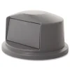 Rubbermaid Commercial 22.75 in. x 12.25 in. BRUTE Dome Top Swing Door Lid for 32 gal. Waste Containers - Gray