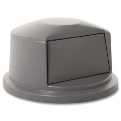 Rubbermaid Commercial 22.75 in. x 12.25 in. BRUTE Dome Top Swing Door Lid for 32 gal. Waste Containers - Gray