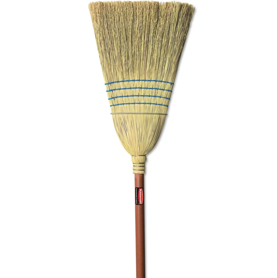 Rubbermaid Commercial 38 in. Corn-Fill Broom - Blue