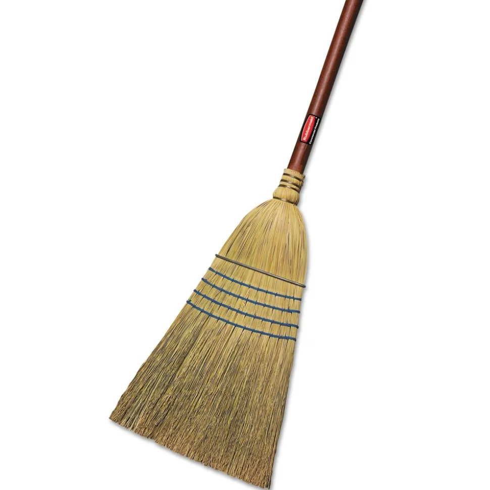 Rubbermaid Commercial 38 in. Corn-Fill Broom - Blue