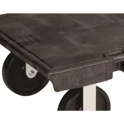 Rubbermaid Commercial 30 in. x 60 in. x 7 in. 2000 lbs. Capacity Platform Truck - Black