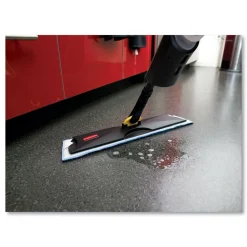 Rubbermaid Commercial 52 in. Steel Handle 18 in. Frame Light Commercial Wet Pad Spray Mop