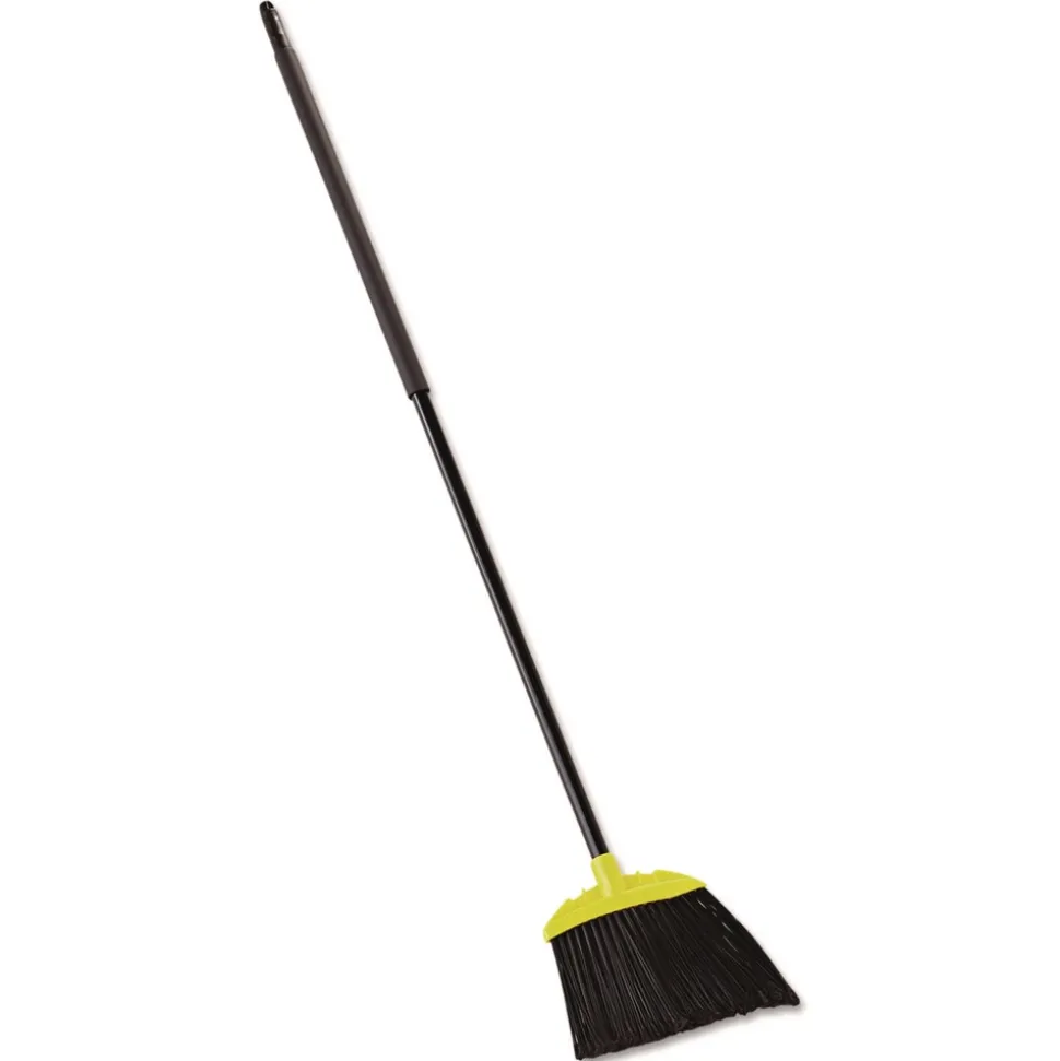 Rubbermaid Commercial 46 in. Smooth Sweep Angled Broom - Jumbo, Black/Yellow (6/Carton)