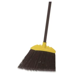 Rubbermaid Commercial 46 in. Smooth Sweep Angled Broom - Jumbo, Black/Yellow (6/Carton)
