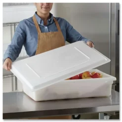 Rubbermaid Commercial 26 in. x 18 in. Food/Tote Box Lids - White