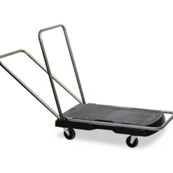 Rubbermaid Commercial 20.5 in. x 32.5 in. 250 lbs. Capacity Utility-Duty Home/Office Cart Platform - Black