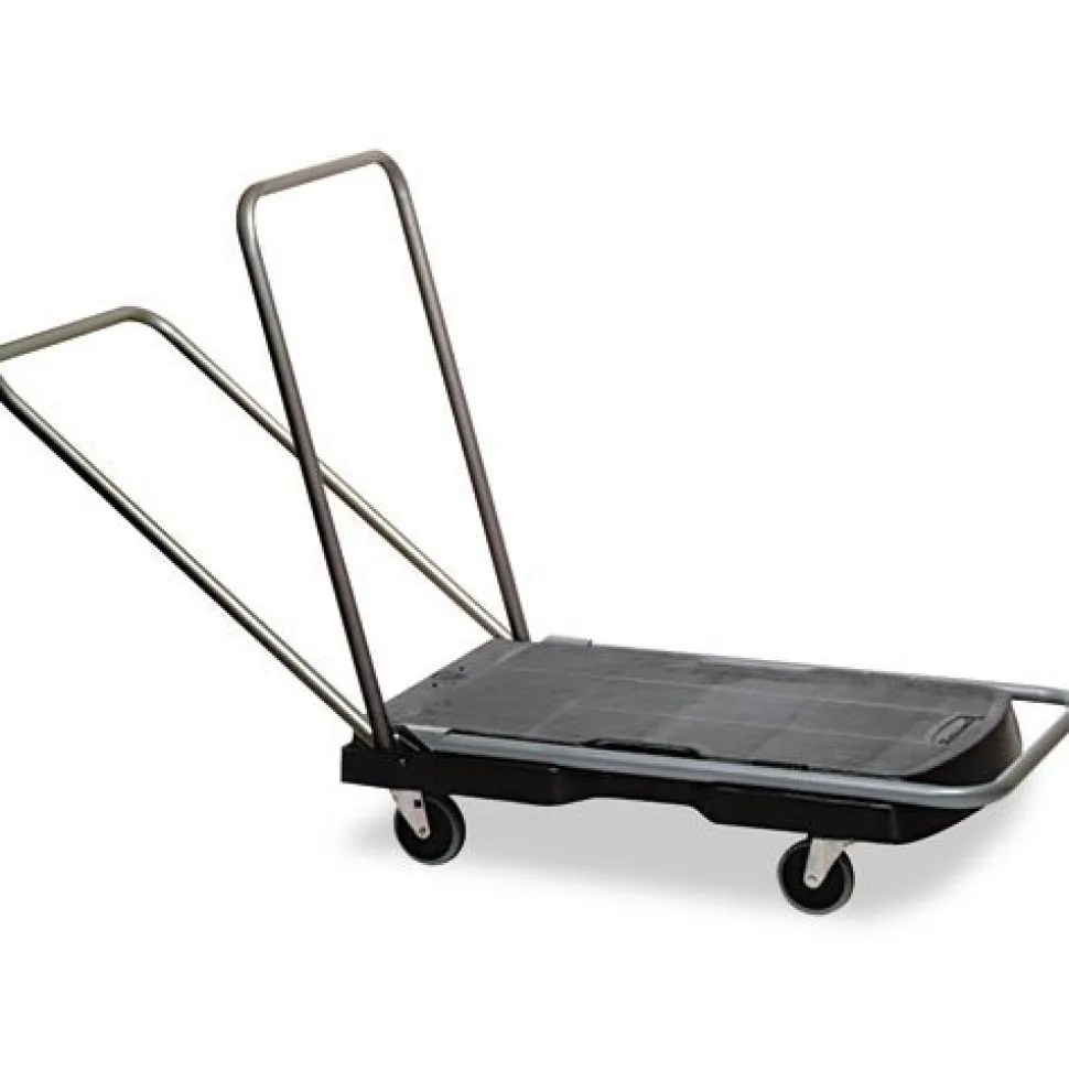 Rubbermaid Commercial 20.5 in. x 32.5 in. 250 lbs. Capacity Utility-Duty Home/Office Cart Platform - Black