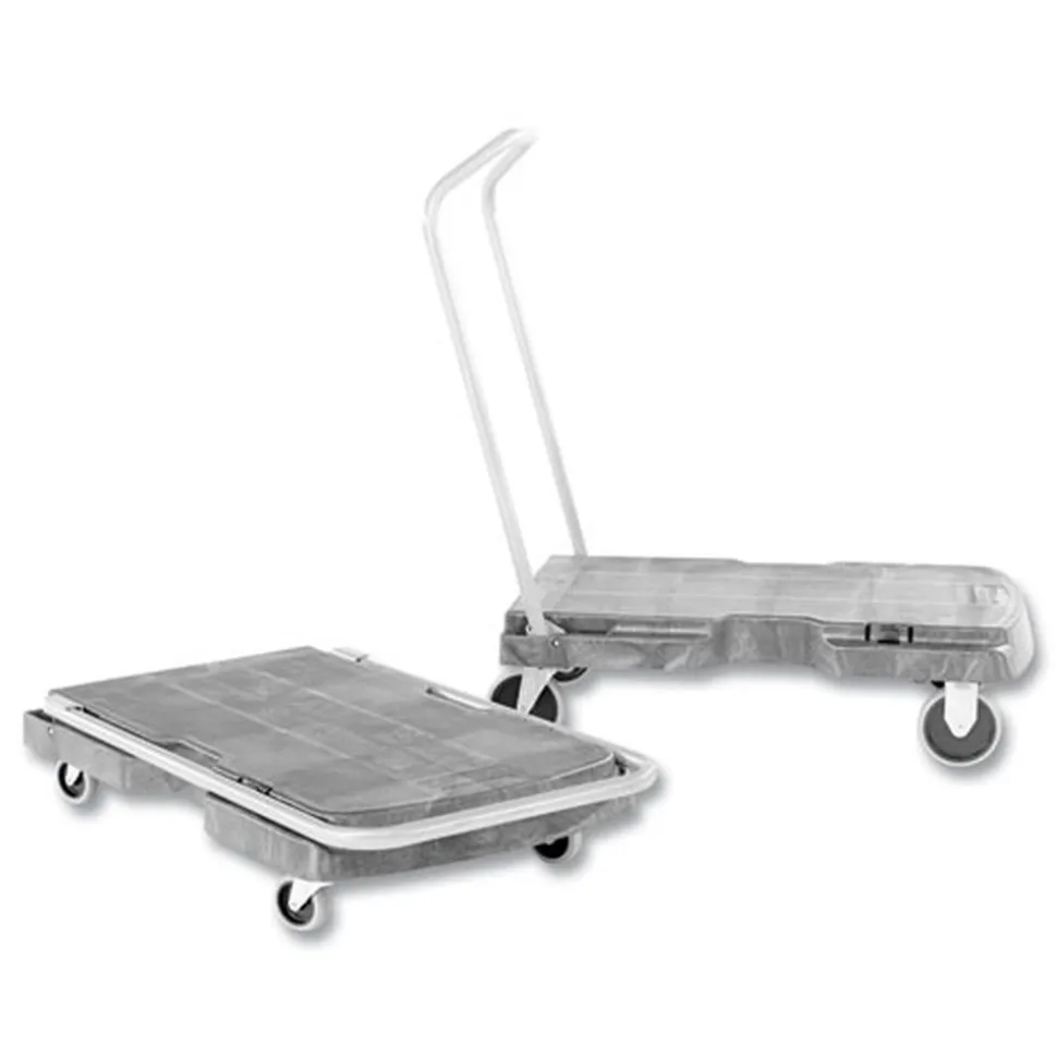 Rubbermaid Commercial 20.5 in. x 32.5 in. 250 lbs. Capacity Utility-Duty Home/Office Cart Platform - Black