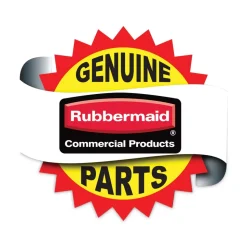 Rubbermaid Commercial 4 in. Wheel Swivel Mount Plate Non-Marking Plate Casters - Black/Gray/Silver