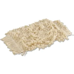 Rubbermaid Commercial 9 in. x 5 in. Wall Washer Cotton Replacement Pads - White