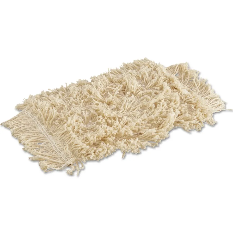 Rubbermaid Commercial 9 in. x 5 in. Wall Washer Cotton Replacement Pads - White