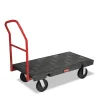 Rubbermaid Commercial 24 in. x 48 in. x 7 in. 2000 lbs. Capacity Platform Truck - Black