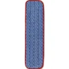 Rubbermaid Commercial 18-1/2 in. x 5 1/2 in. x 1/2 in. Microfiber Wet Mopping Pad - Red