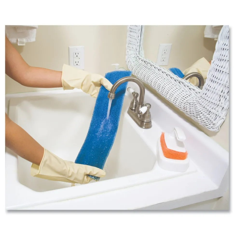 Rubbermaid Commercial 18 in. Economy Microfiber Wet Mopping Pad - Blue