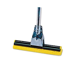 Rubbermaid Commercial 12 in. Sponge Mop Head Refill for Steel Roller - Yellow