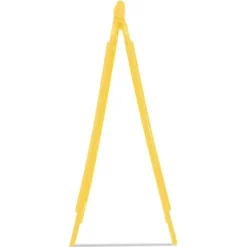 Rubbermaid Commercial 11 in. x 12 in. x 25 in. Caution Wet Floor Sign - Bright Yellow (6/Carton)